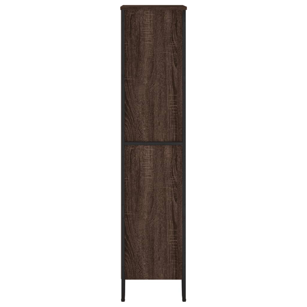 Bücherregal Schwarz 80x31x169 cm Holzwerkstoff