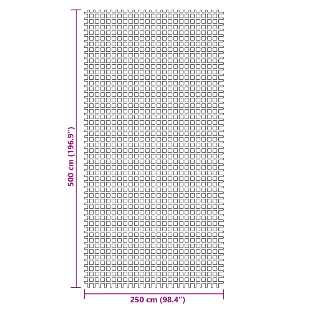 Zeltteppich Anthrazit 4x2 m