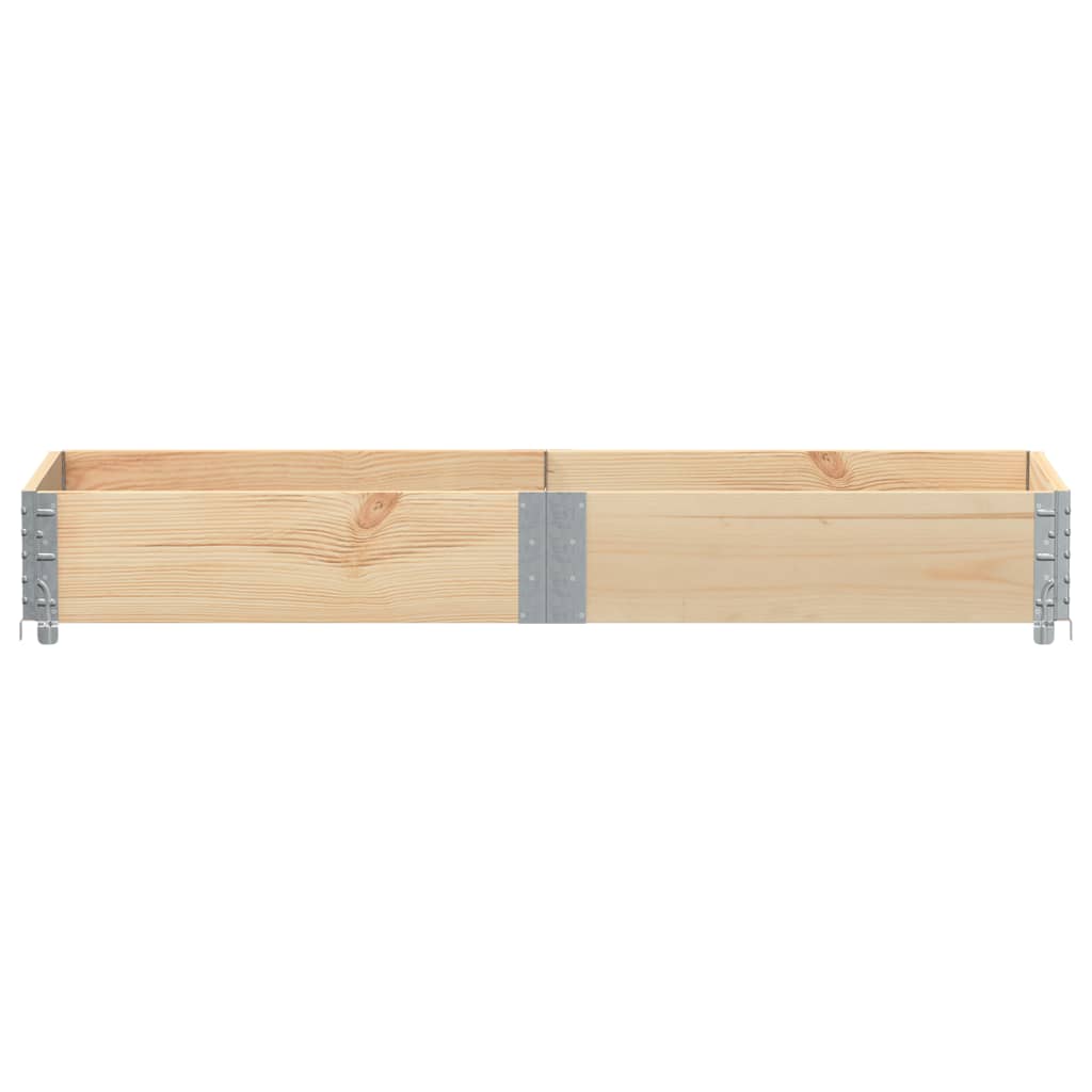 Pflanzkasten Grau 150x100 cm Massivholz Kiefer