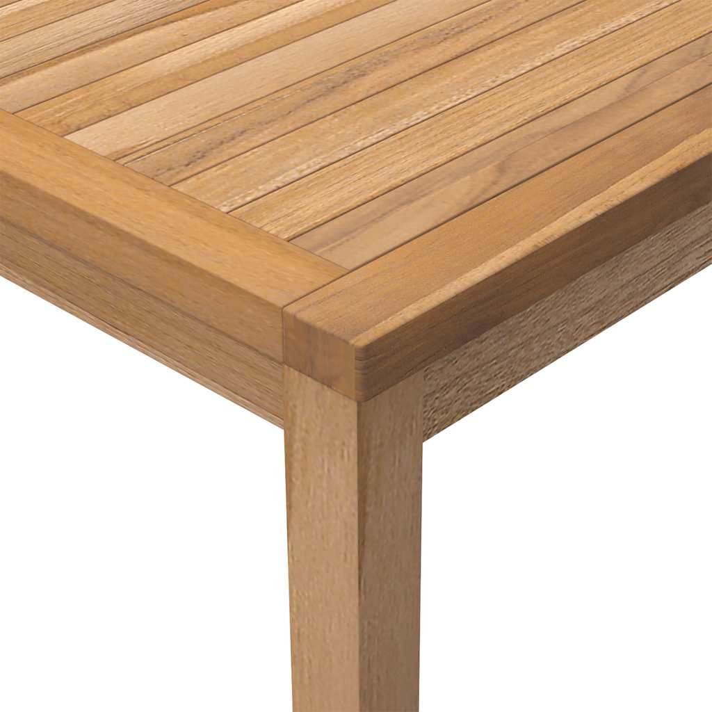 Garten-Esstisch 140x80x77 cm Massivholz Teak