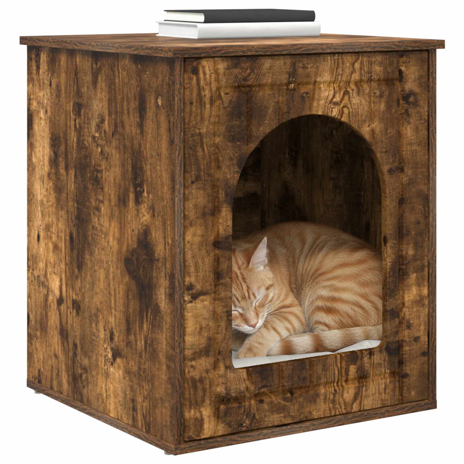 Katzenhaus Weiß 53 x 52 x 62 cm Holzwerkstoff