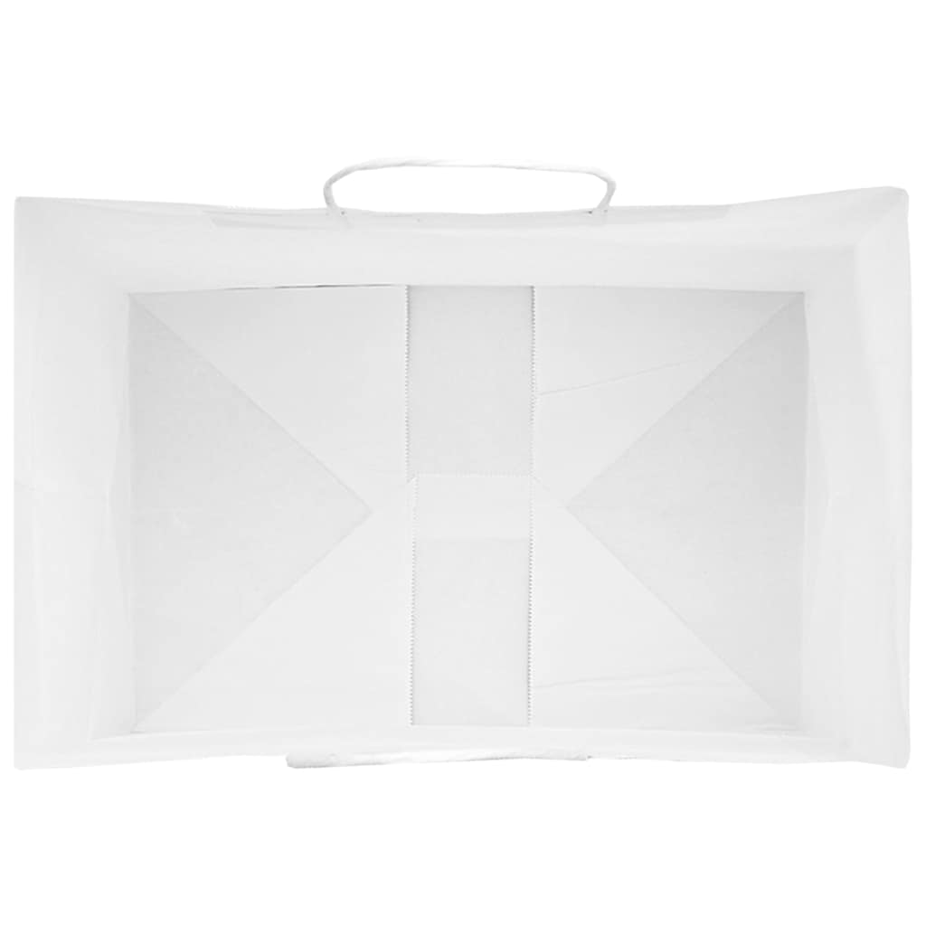 Papiertragetaschen 50 Stk. mit Henkeln Braun 21x11x36 cm