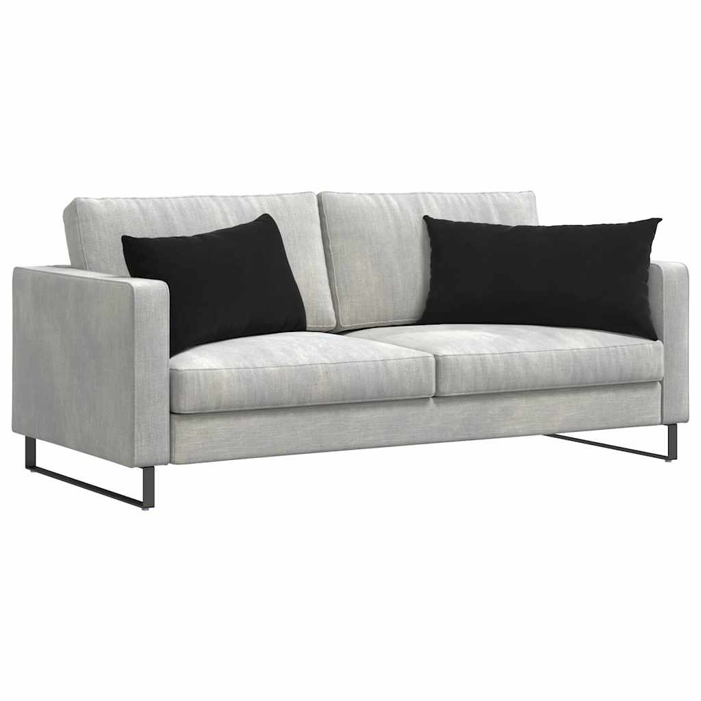 Sofakissen 2 Stück Blau 50 x 30 cm Cordstoff