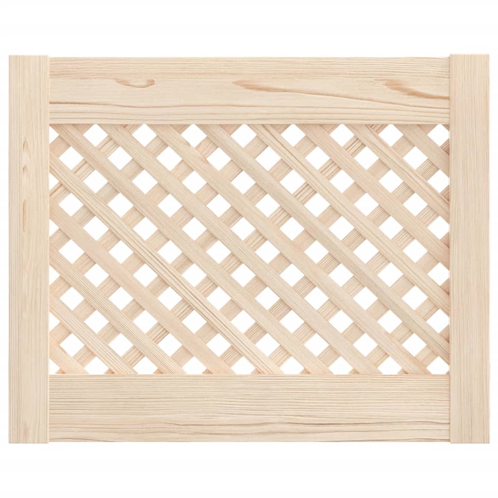 Schranktüren 2 Stk. Gitter-Design 39,5x39,5cm Massivholz Kiefer