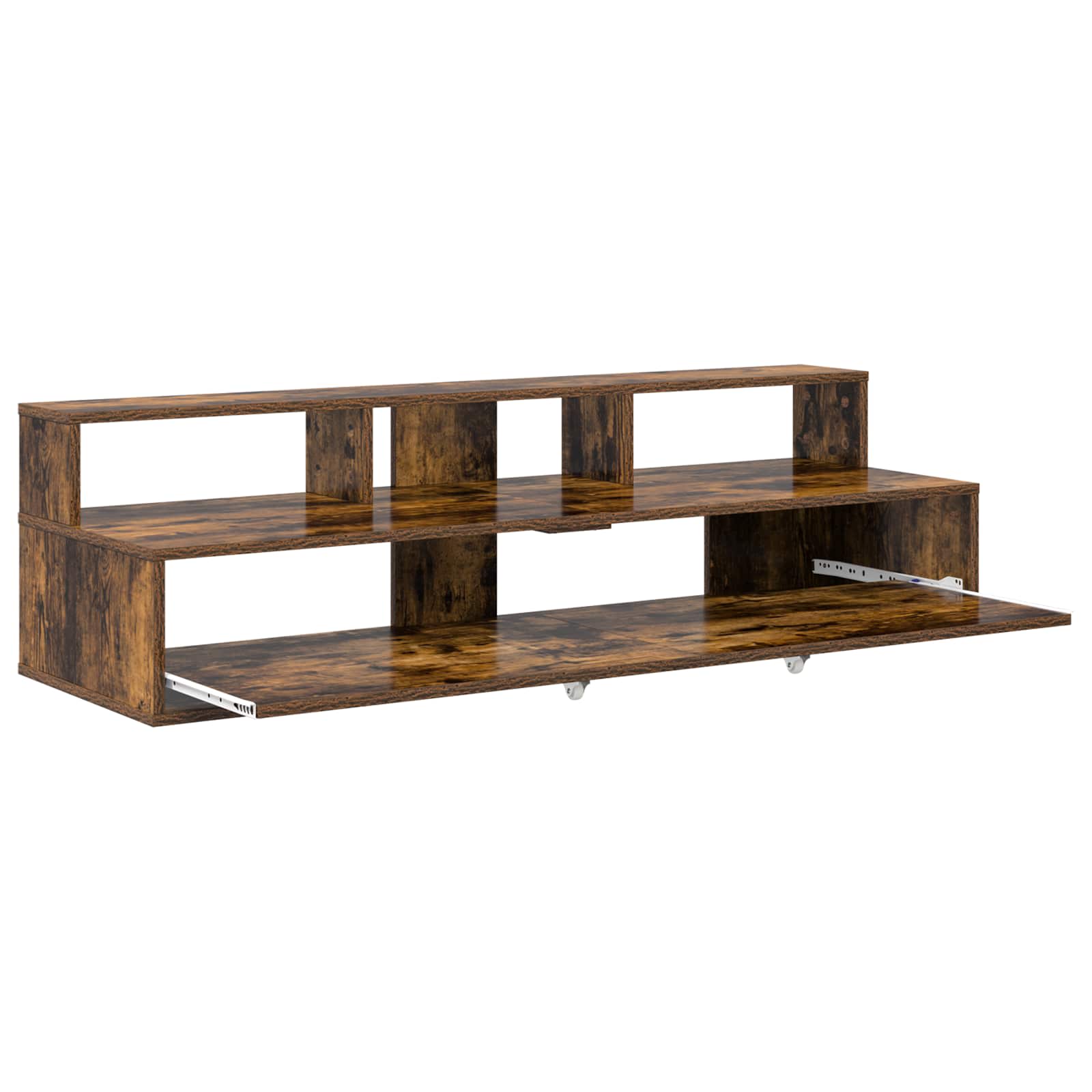 Studiotisch Weiß 152 x 42,5 x 36 cm Holzwerkstoff