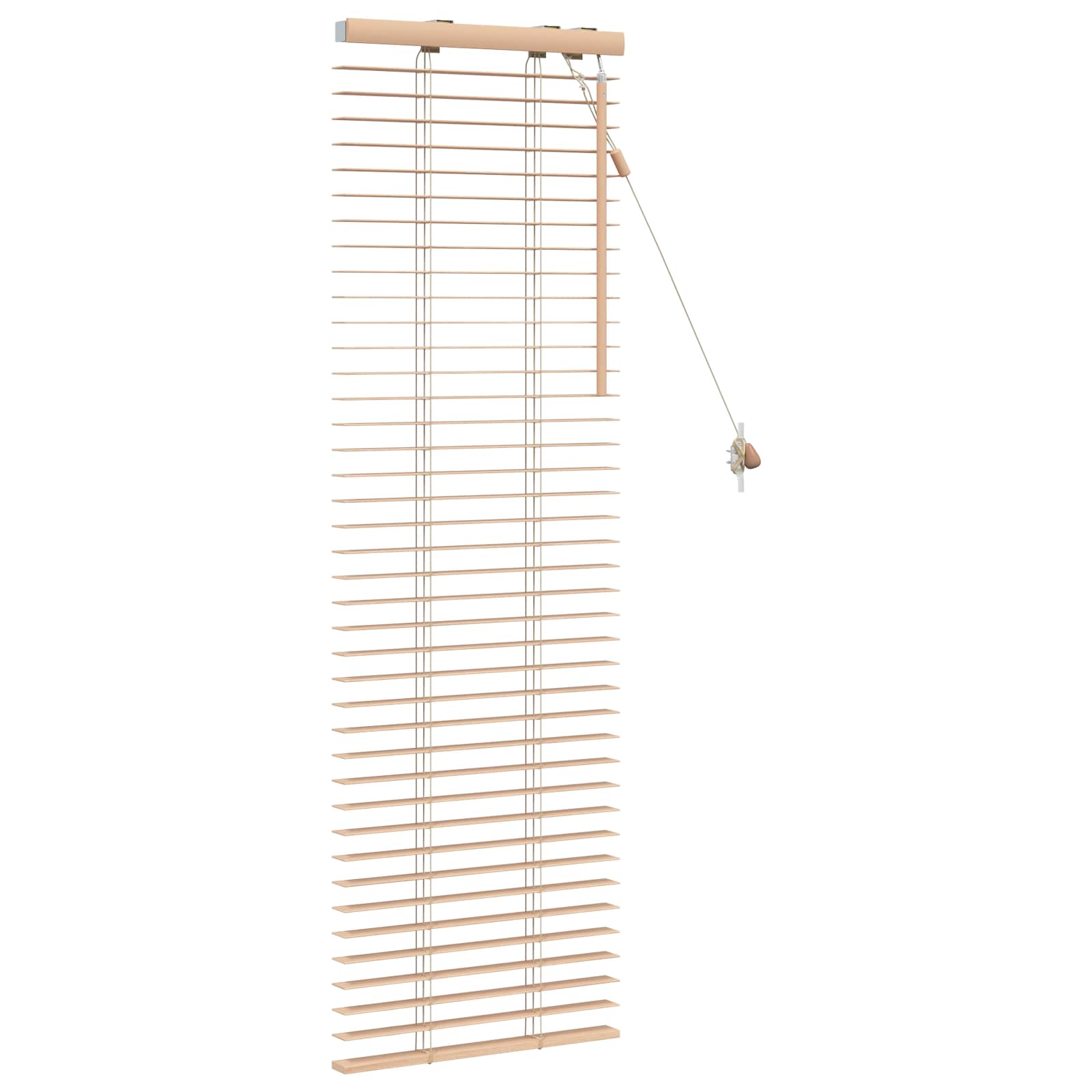 Jalousie Eichenoptik 40 x 130 cm 35 mm Massives Paulownia-Holz