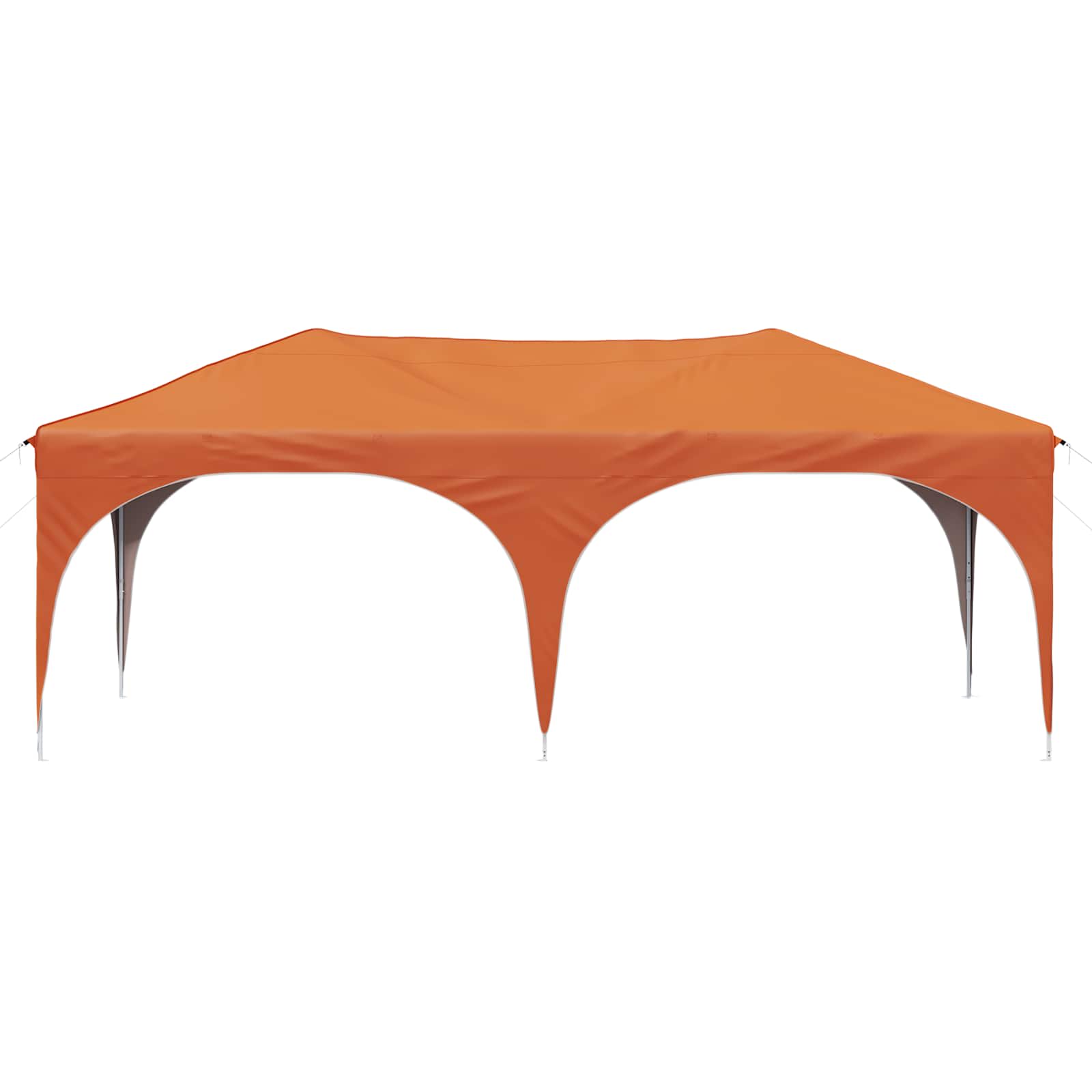 Pop-up Partyzelt 575 x 288 x 245 cm Creme Oxford-Stoff