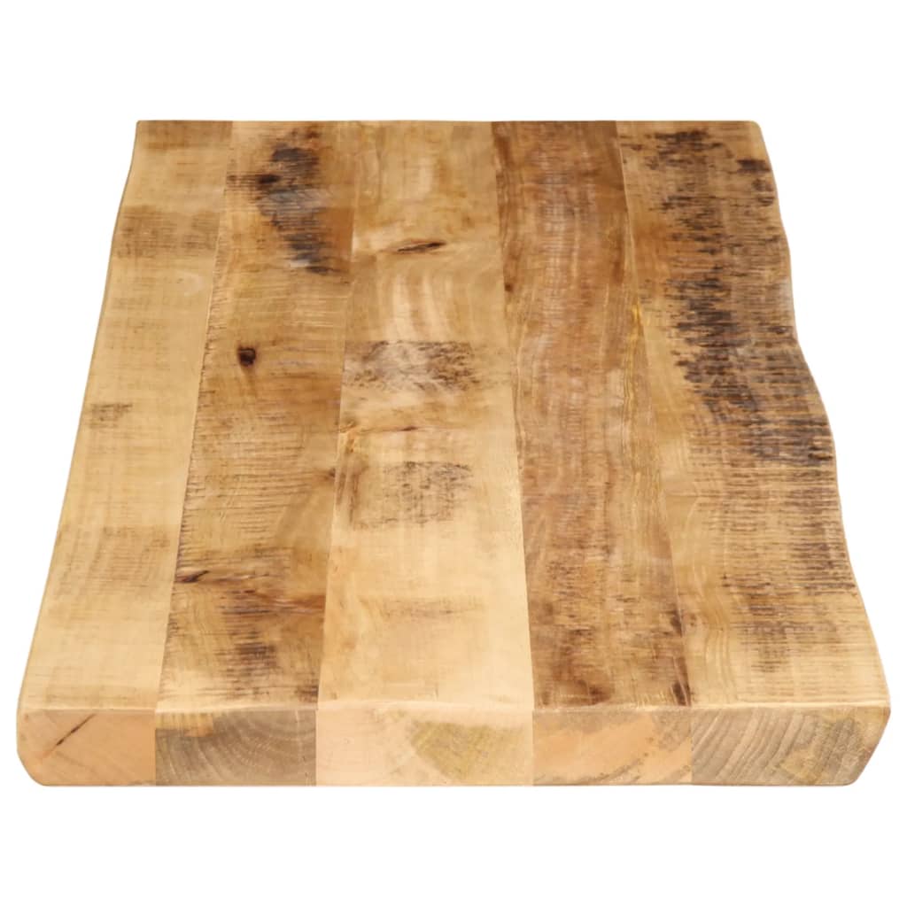 Tischplatte 40x40x2,5 cm Rechteckig Massivholz Akazie Baumkante
