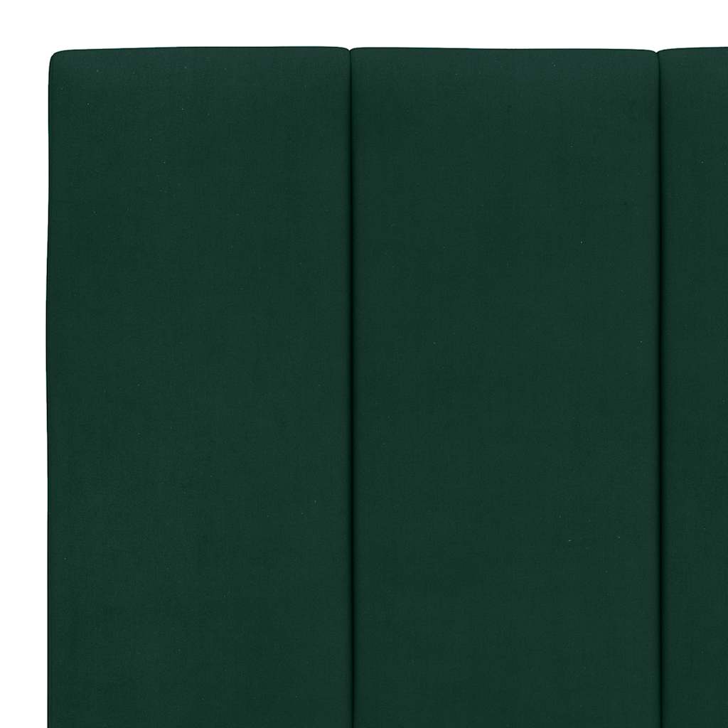 Bett mit Matratze "Hanko" Hellgrau 80x200 cm Samt