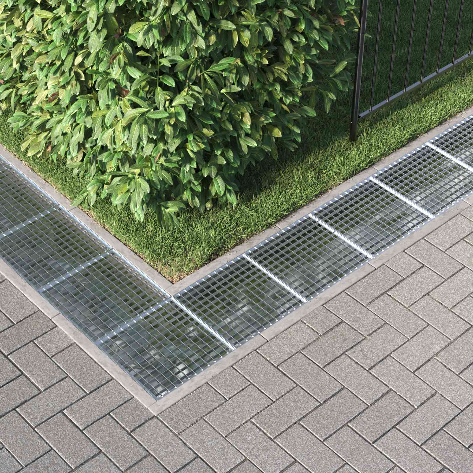 Gitter Silber 50 x 35 x 2 cm Feuerverzinkter Stahl