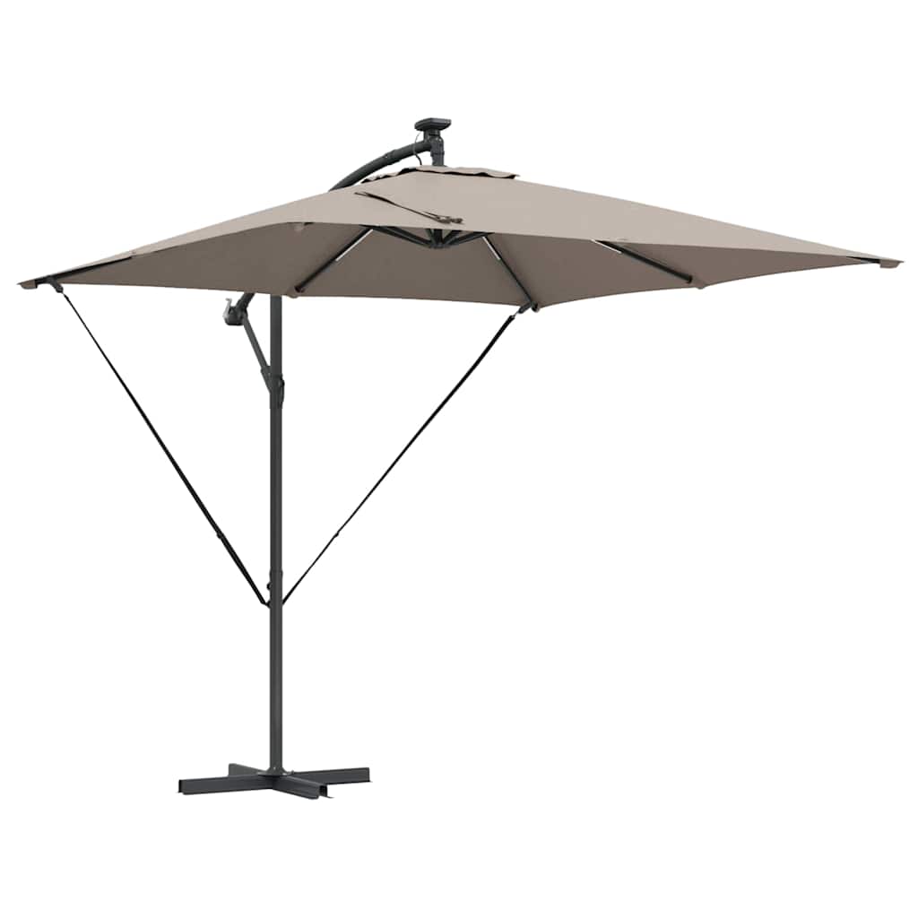 Sonnenschirm Sand 249 x 249 x 250 cm Polyester und Aluminium