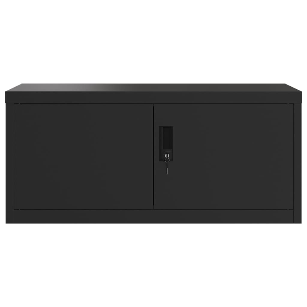 Aktenschrank Weiß 90x40x110 cm Stahl