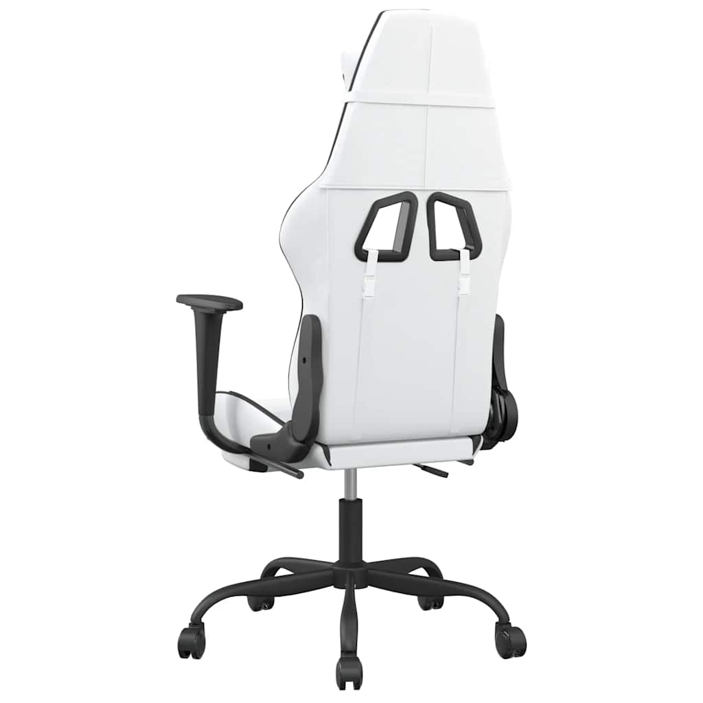 Gaming-Stuhl mit Massagefunktion Schwarz und Rot Kunstleder