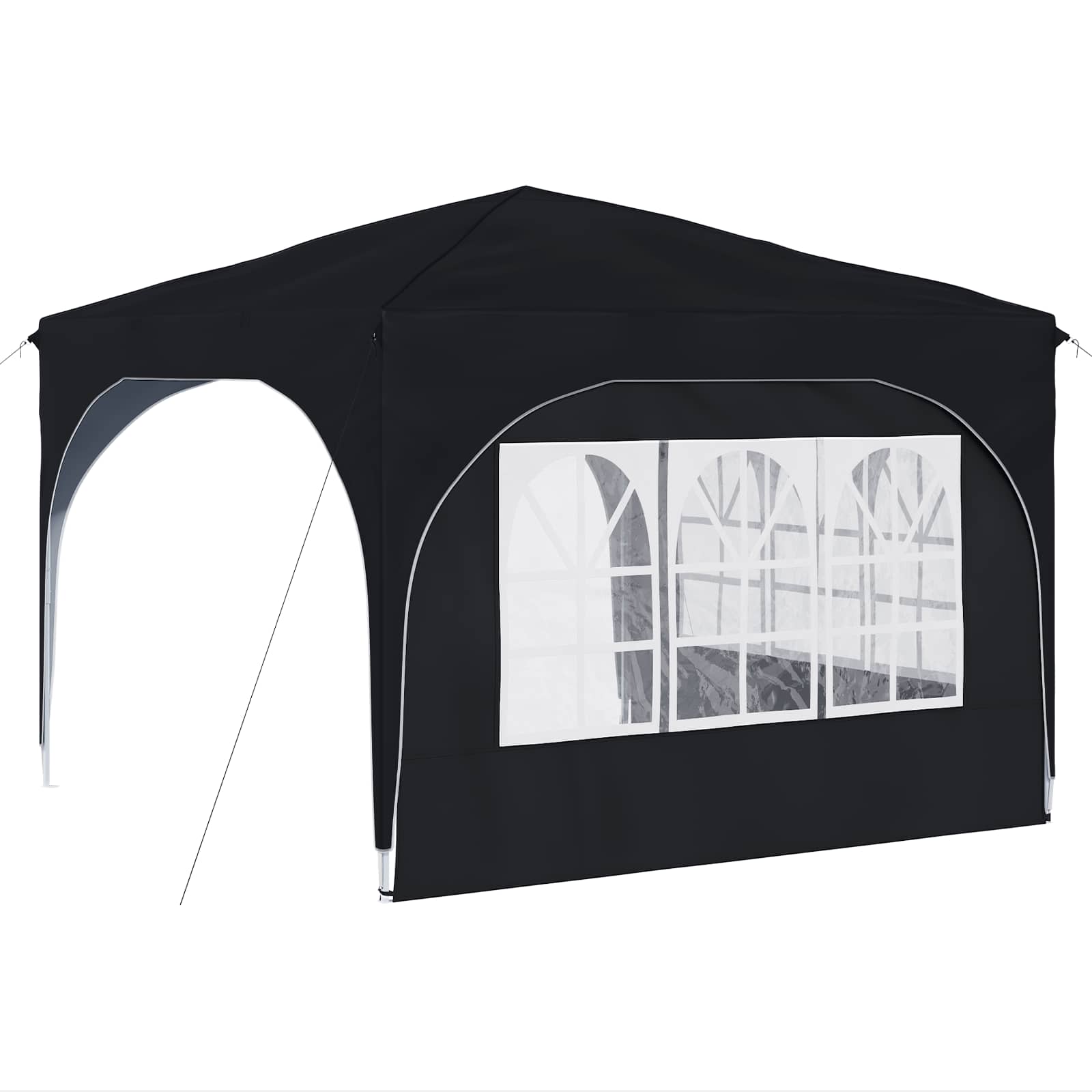 Pop-up Partyzelt 290 x 290 x 245 cm Creme