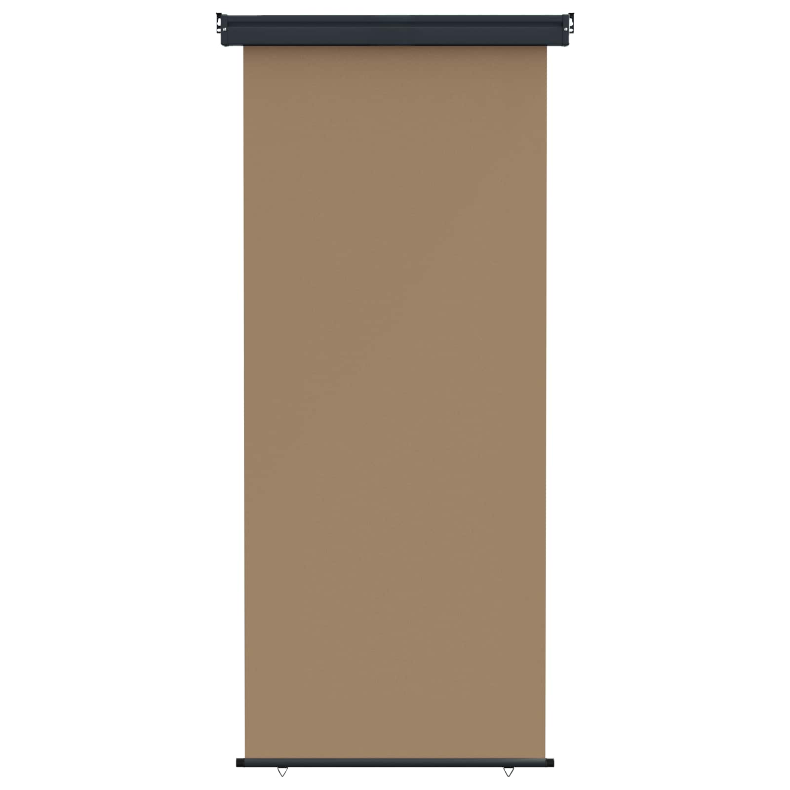 Balkon Seitenmarkise 60 x 250 cm 100% Polyester Eisen Stahl
