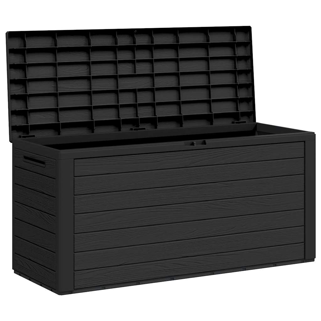 Gartentruhe Braun 58,5x46x55 cm Polypropylen