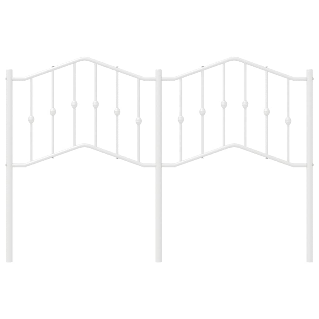 Ersatz-Kopfteil Metall Schwarz 90 cm