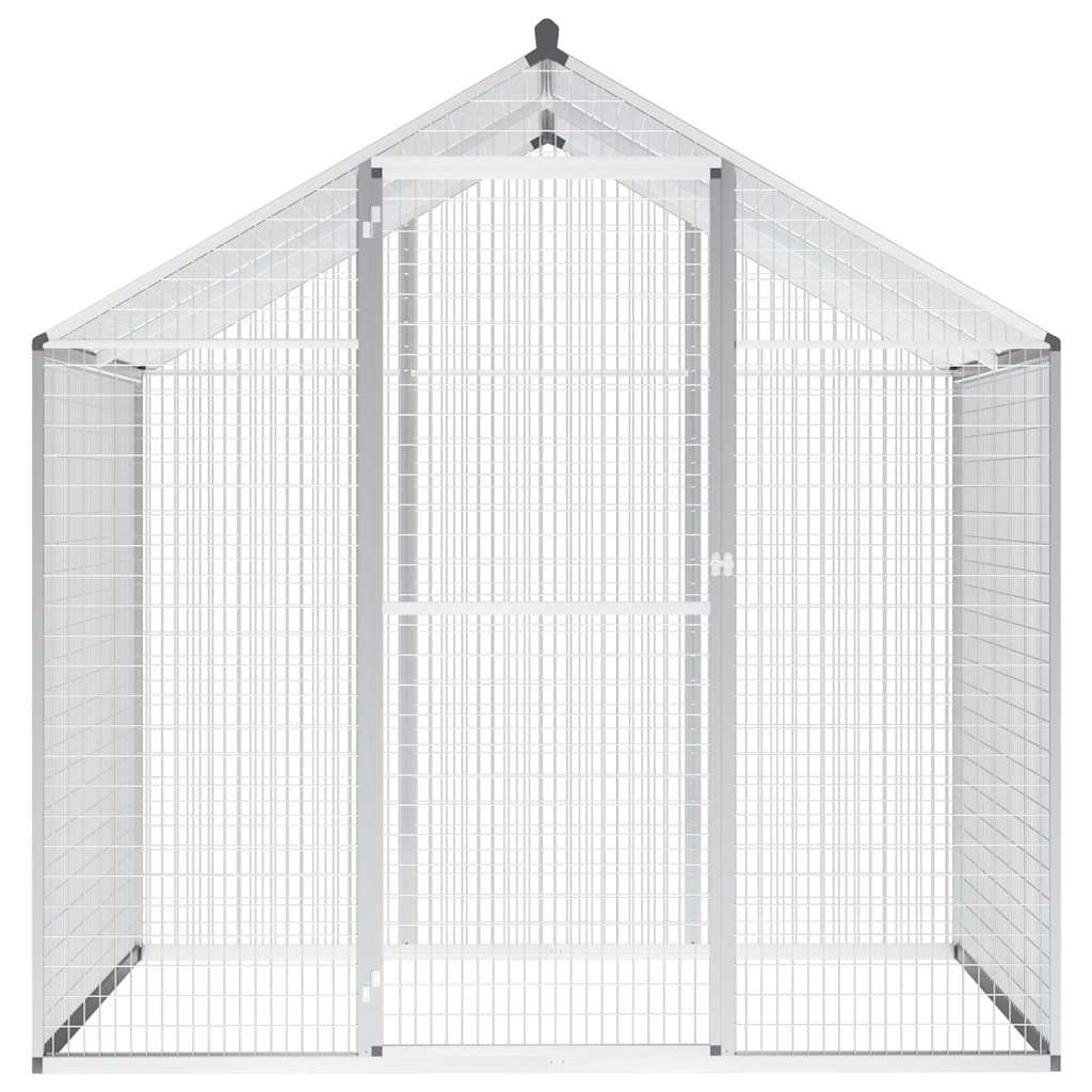 Außenvoliere Aluminium 178x122x194 cm