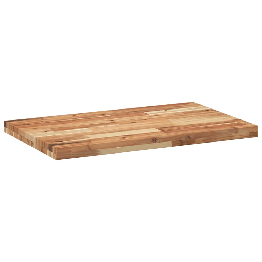 Tischplatte Rechteckig 60x50x2 cm Massivholz Akazie