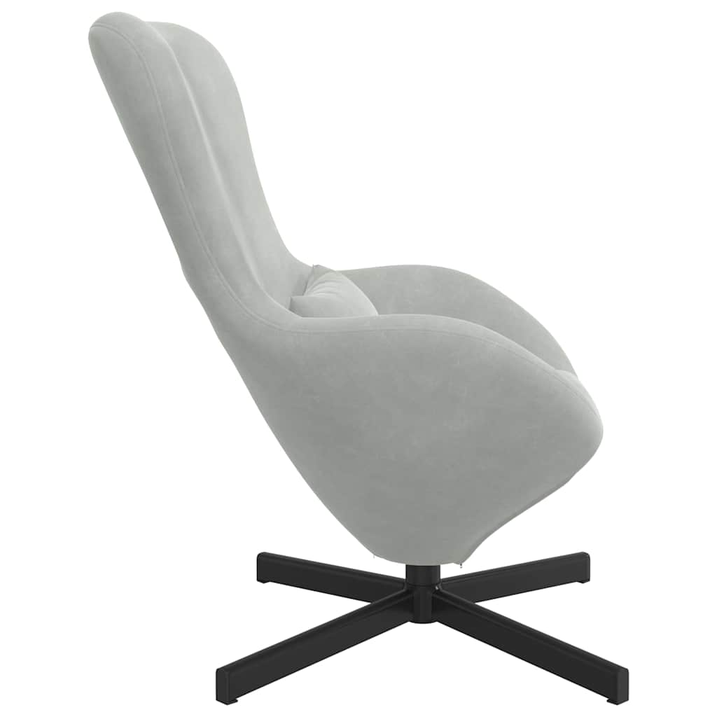 Eiersessel Blau 63 x 73 x 90 cm Samt