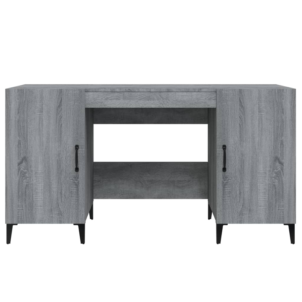 Schreibtisch mit Tür Altholz 140 x 50 x 75 cm Holzwerkstoff