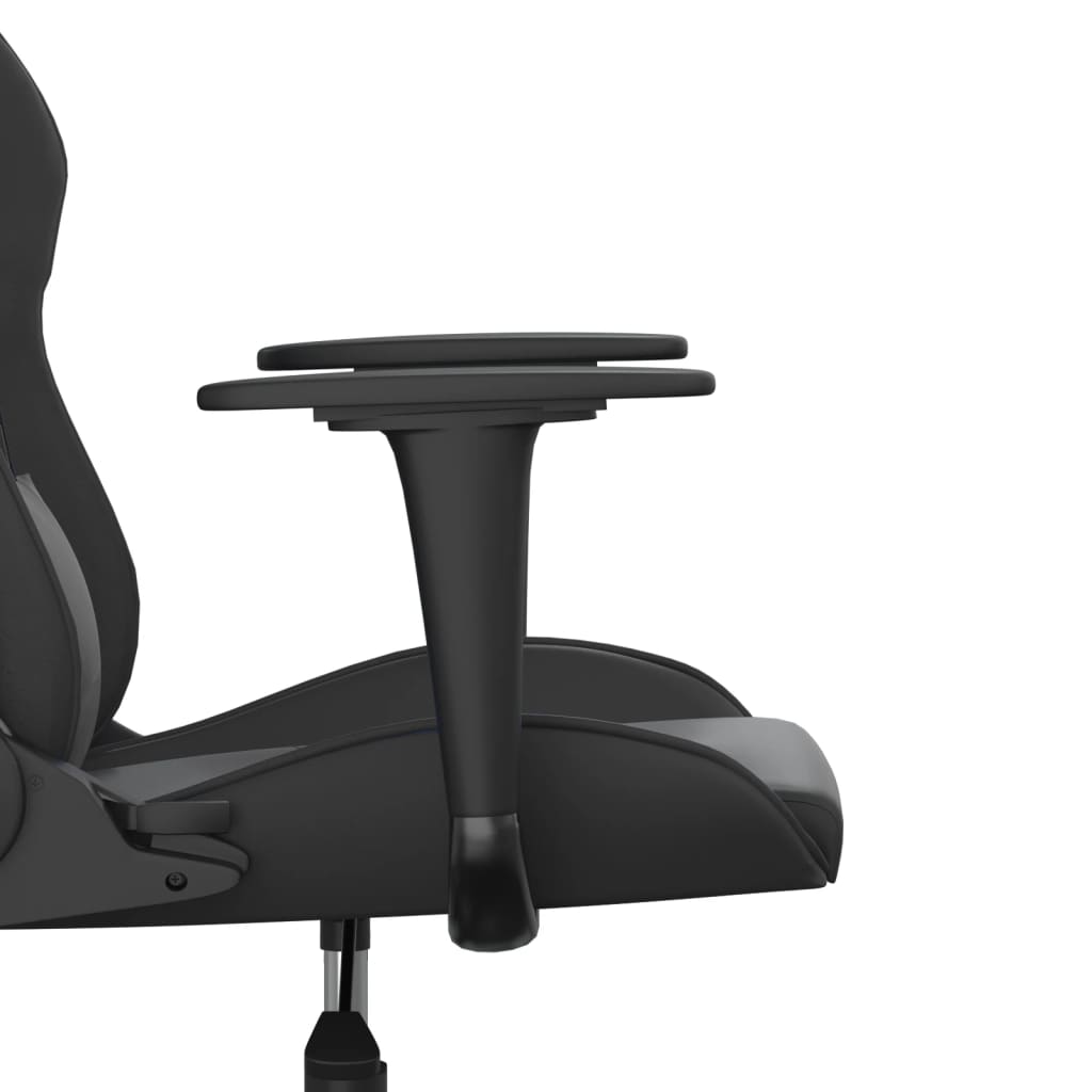 Gaming-Stuhl mit Massagefunktion Schwarz und Rot Kunstleder