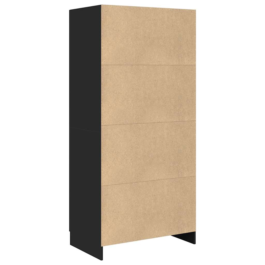 Kleiderschrank Weiß 82,5x51,5x180 cm Holzwerkstoff