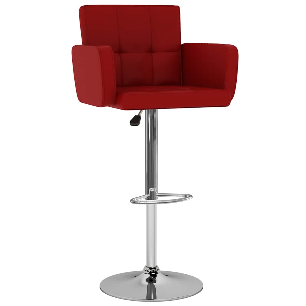 Barhocker 2 Stk. Weiß Kunstleder