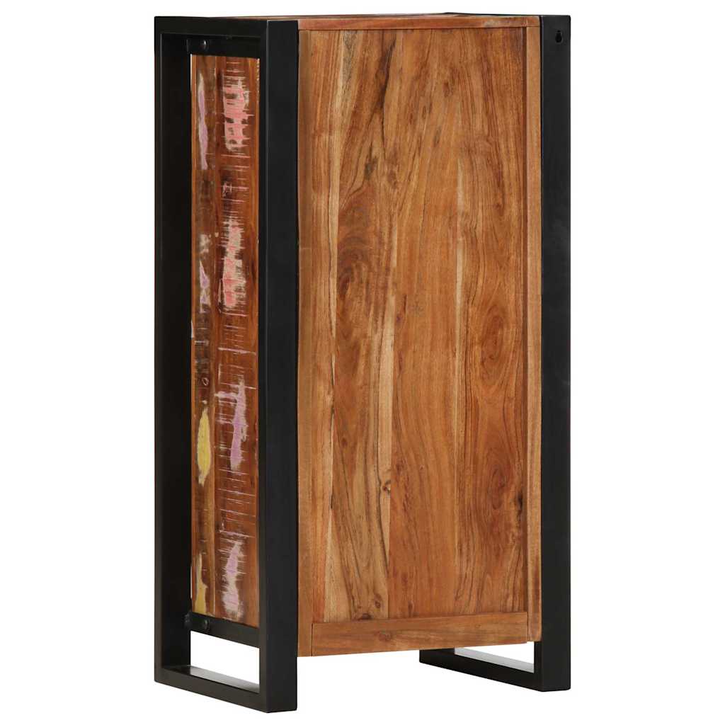 Nachttisch mit Regal Braun 40 x 30 x 80 cm Massivholz Mango