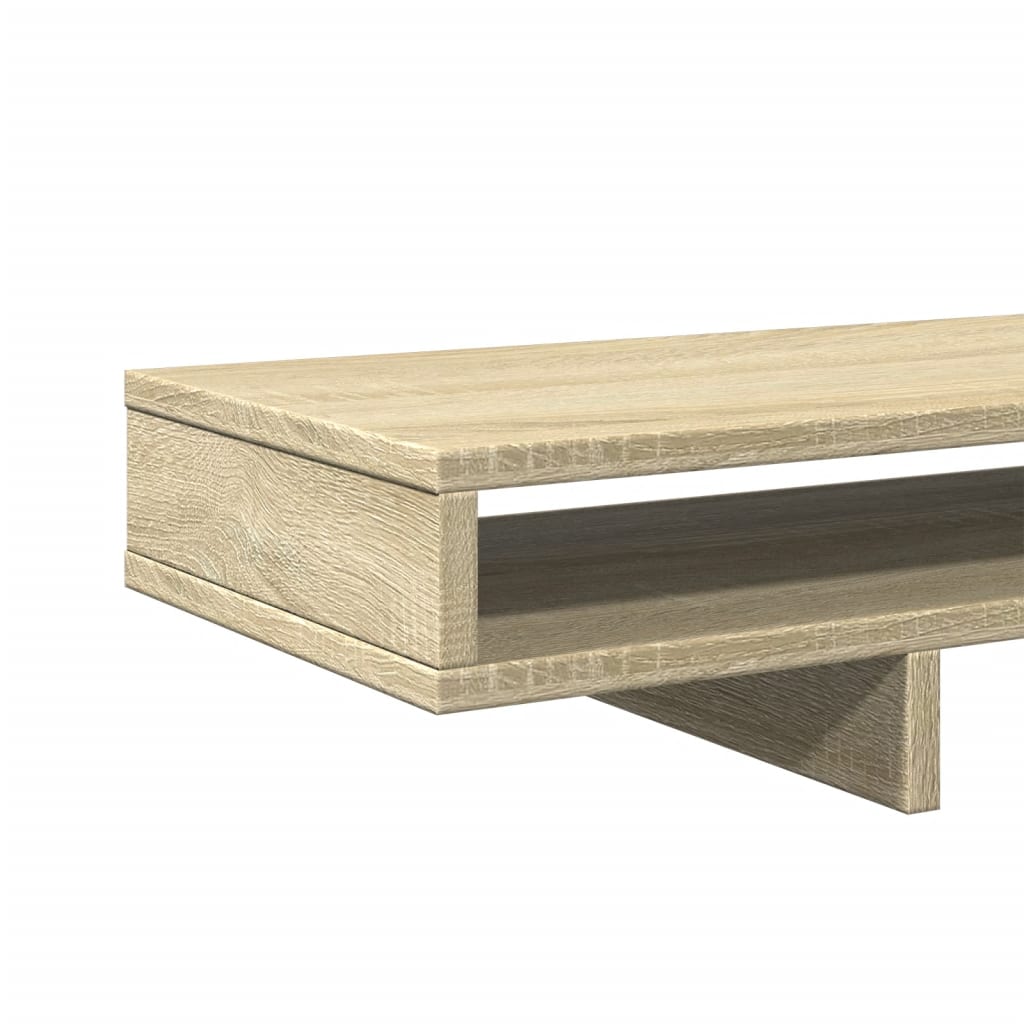 Monitor Halterung Schwarz 100 x 27 x 15 cm Holzwerkstoff