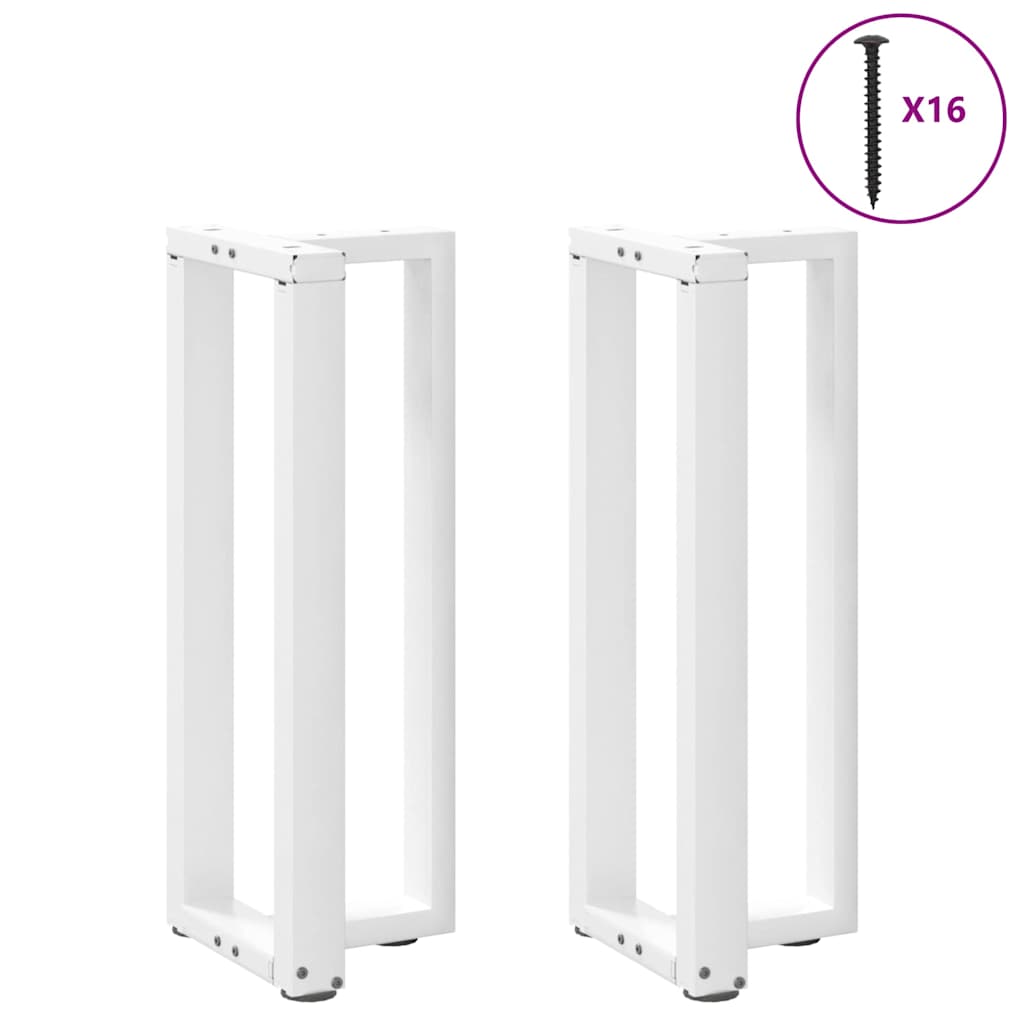 Couchtischbeine T-Form 2 Stk. Schwarz 30x25x(30-31) cm Stahl