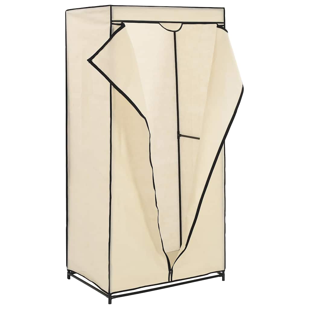 Kleiderschrank Schwarz 75×50×160 cm