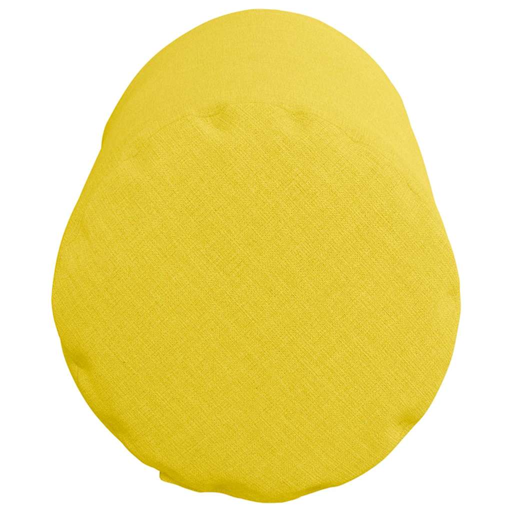 Bolsterkissen 2 Stück Hellgrau Ø 15 x 40 cm Stoff