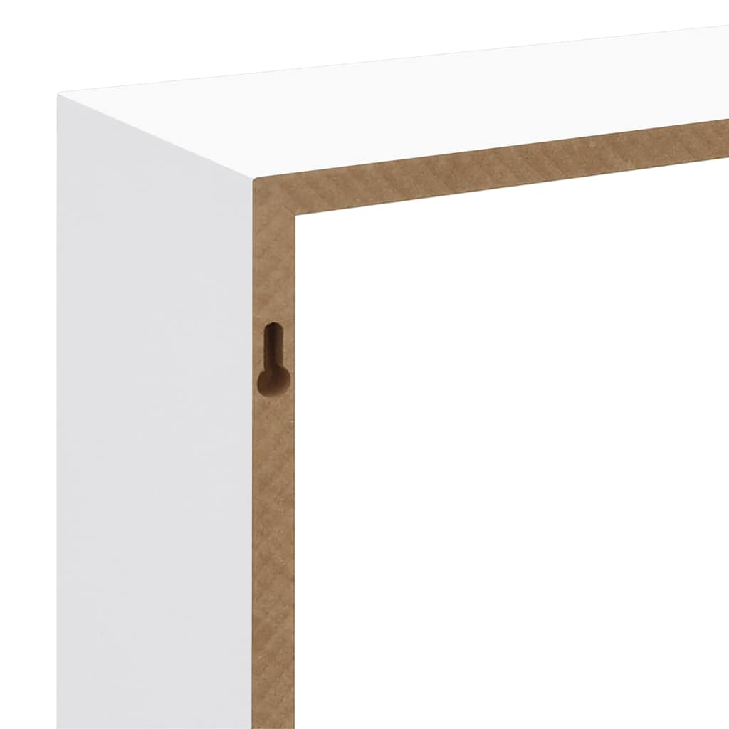 Würfelregale 3 Stk. Schwarz MDF