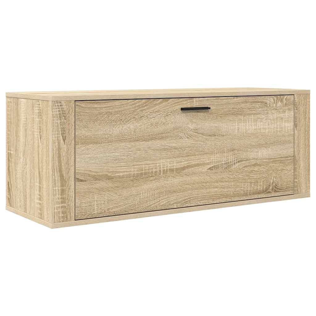 Wand-Schuhschrank Weiß 100x35x38 cm Holzwerkstoff