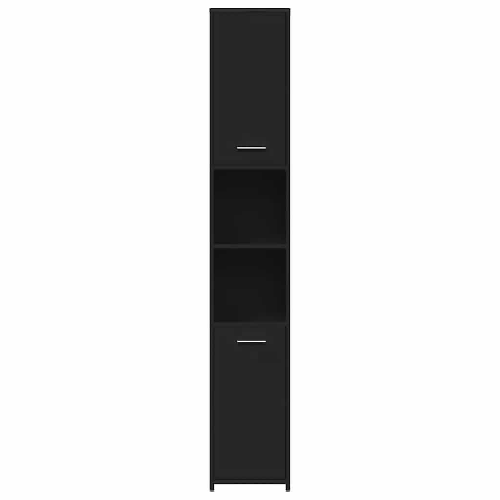 Badezimmerschrank Weiß 30x30x183,5 cm Holzwerkstoff