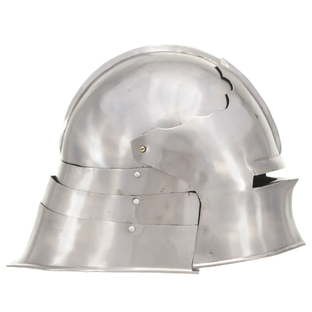 Preußische Pickelhaube Antik Replik für LARP Schwarz Stahl