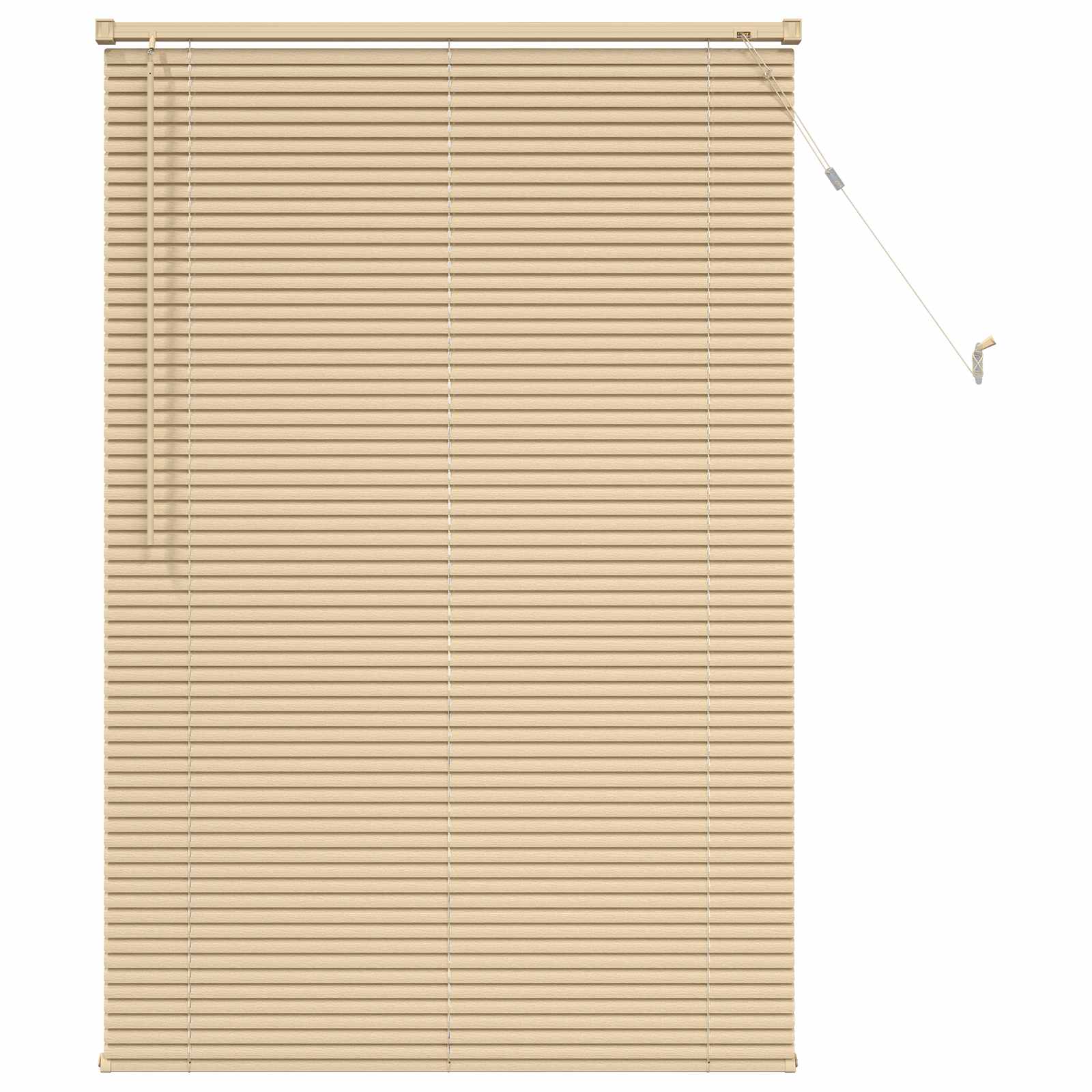 Jalousie Silber Grau 150 x 40 cm 25 mm PVC