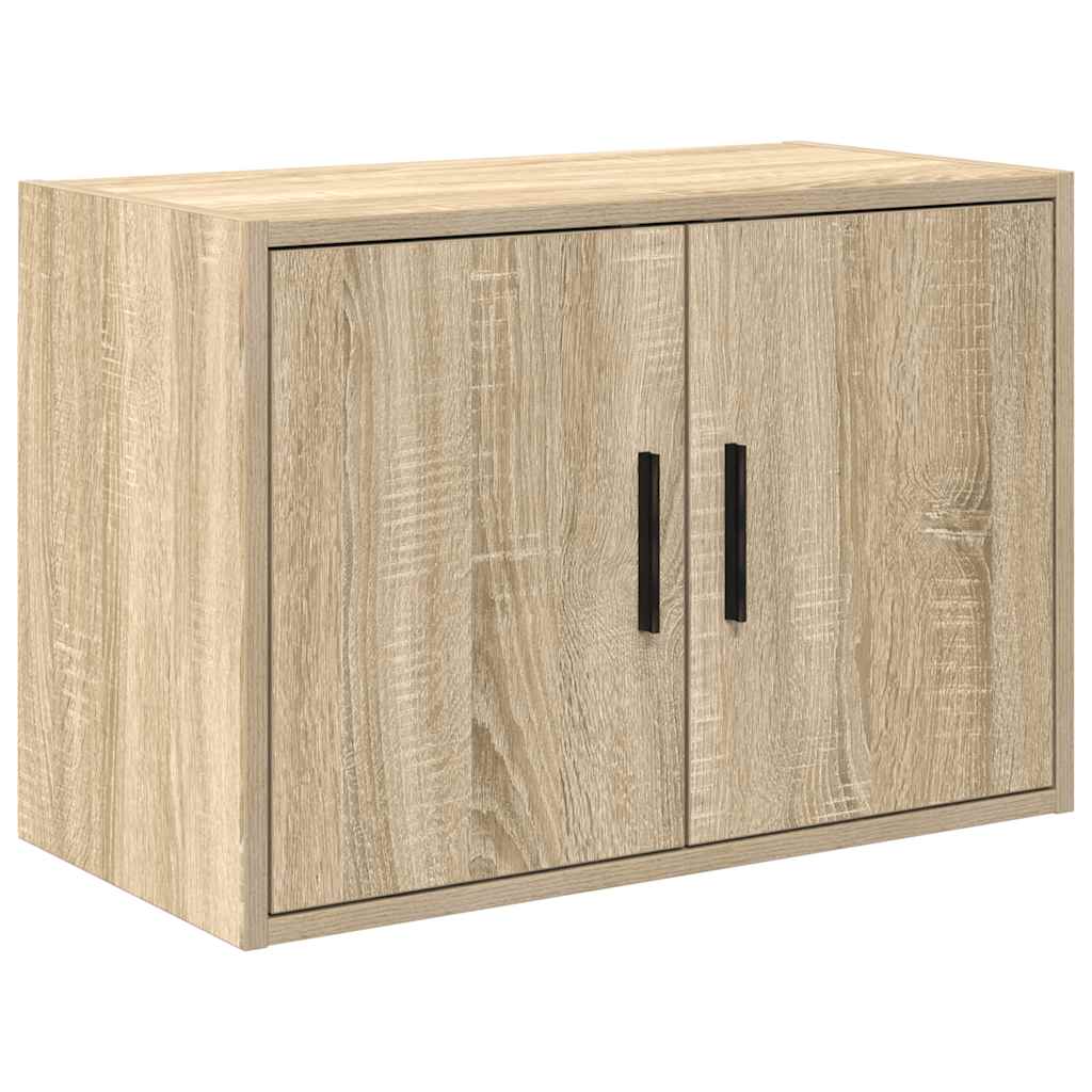 Garagenschränke 2 Stk. Schwarz Holzwerkstoff