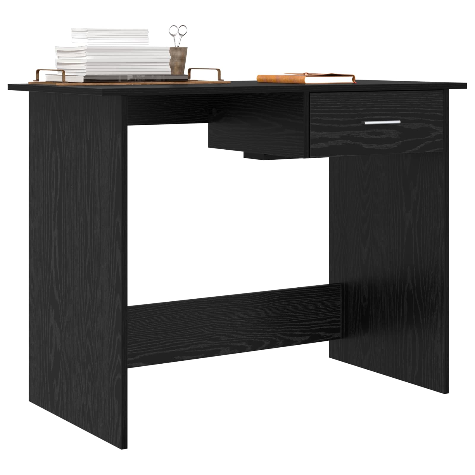 Schreibtisch Weiß 100x50x76 cm Holzwerkstoff
