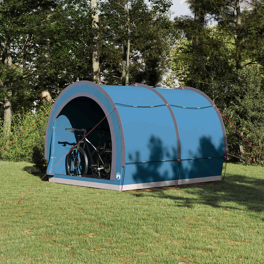 Fahrradgarage mit Dach Grün 256 x 222 x 182 cm Taft