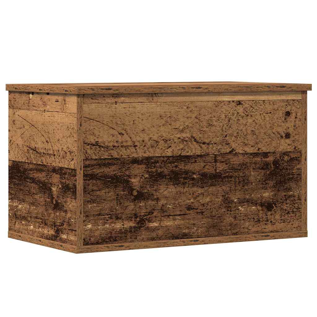 Aufbewahrungstruhe Weiß 84x42x46 cm Holzwerkstoff