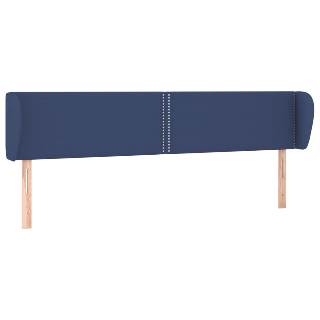 Kopfteil mit Ohren Dunkelgrau 83x23x78/88 cm Stoff
