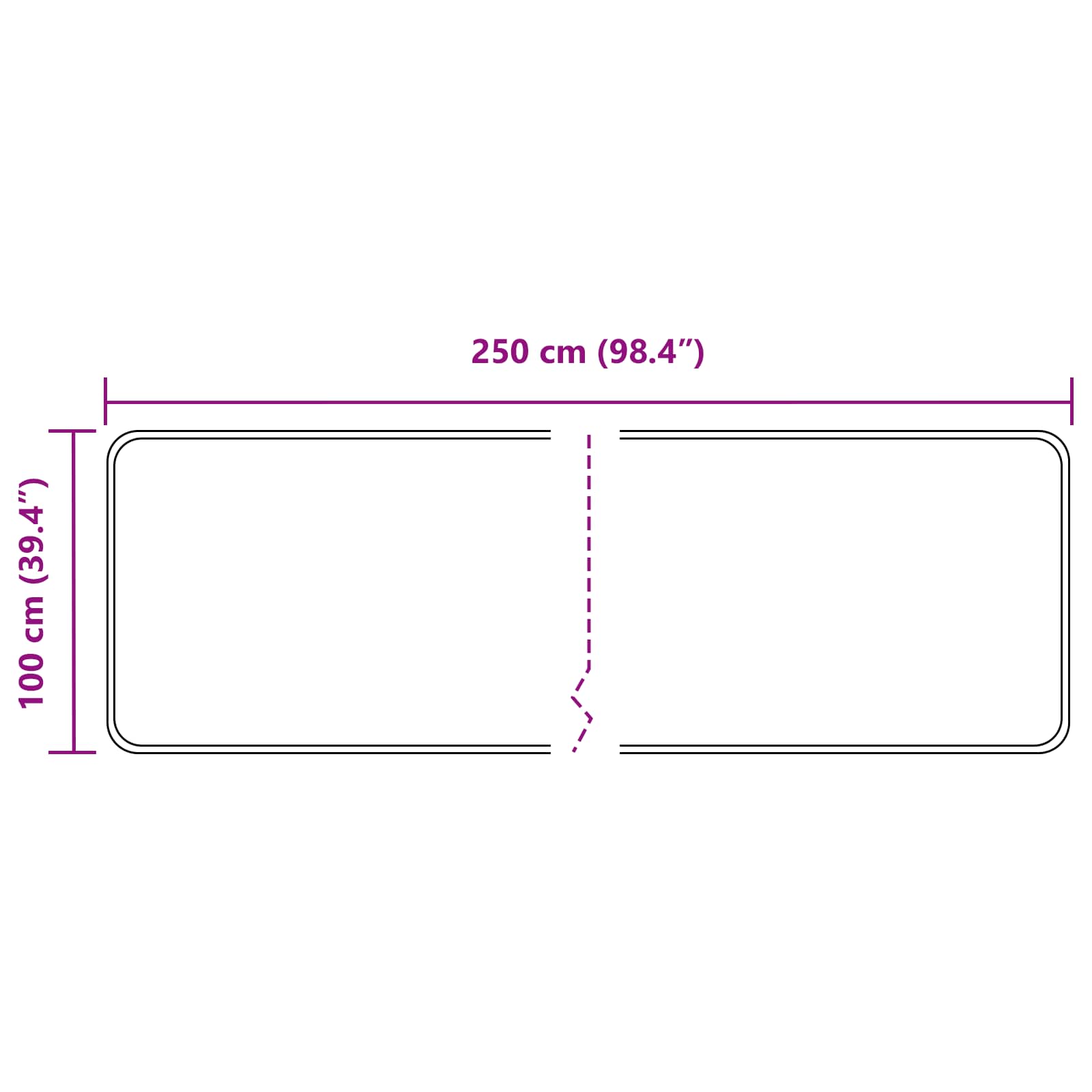 Teppich Waschbar Mehrfarbig 160x230 cm