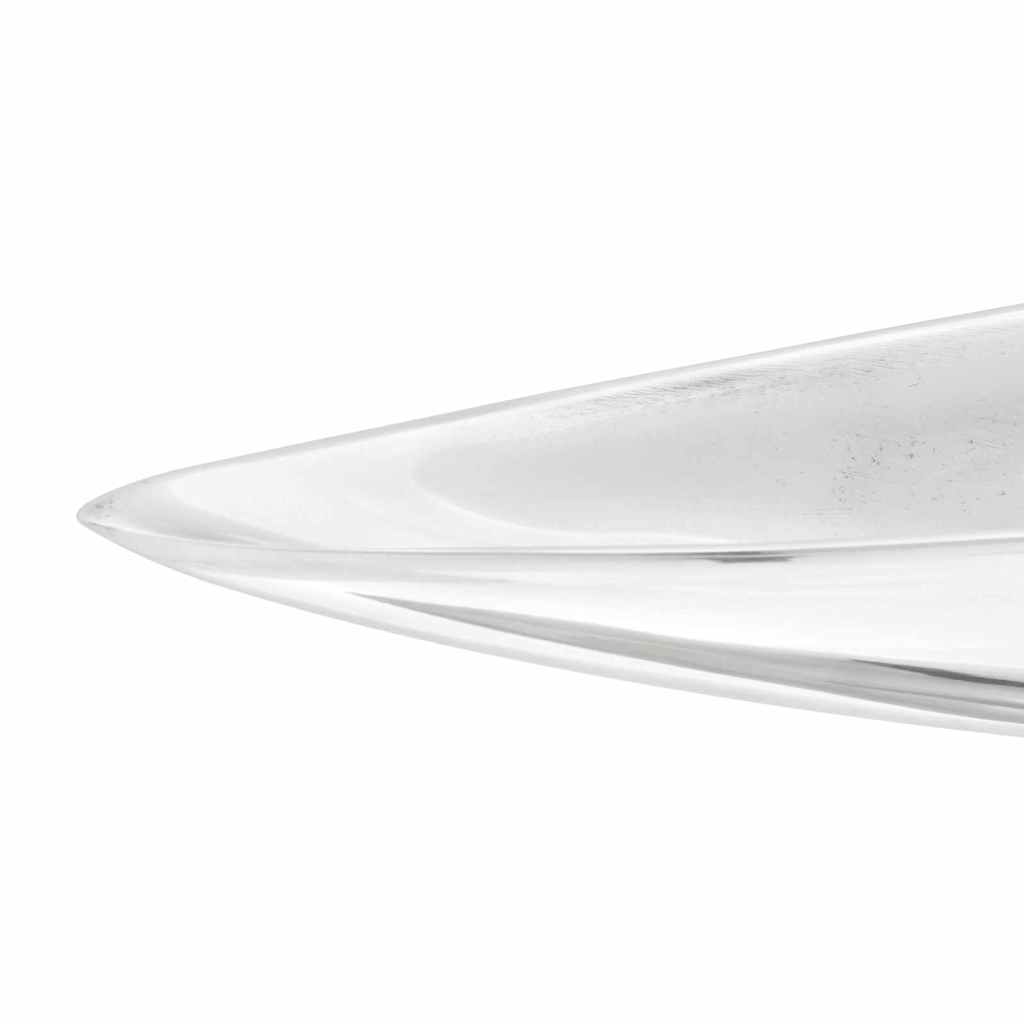 Obstkorb Silber 60 x 15 x 8 cm Aluminium