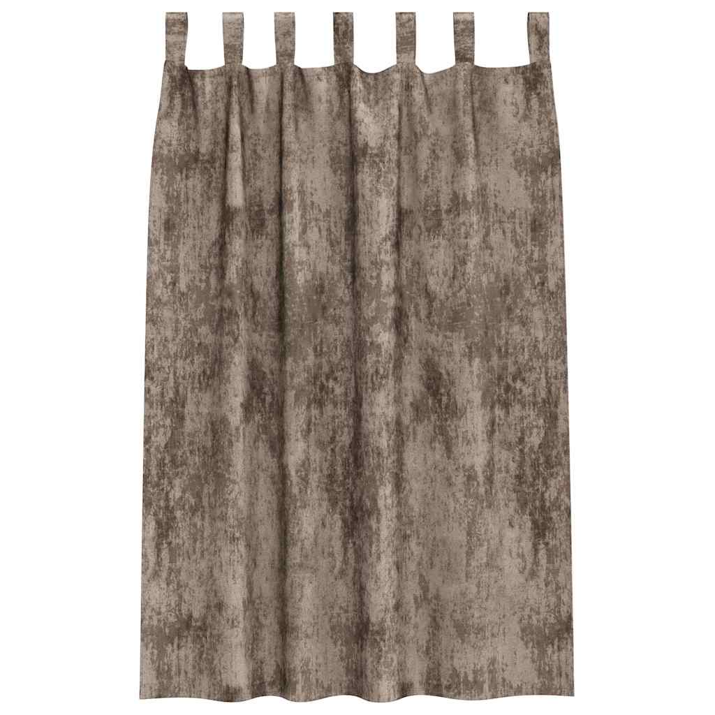 Samtvorhänge mit Vorhängen 2 pcs Weinrot 140 x 140 cm Samt