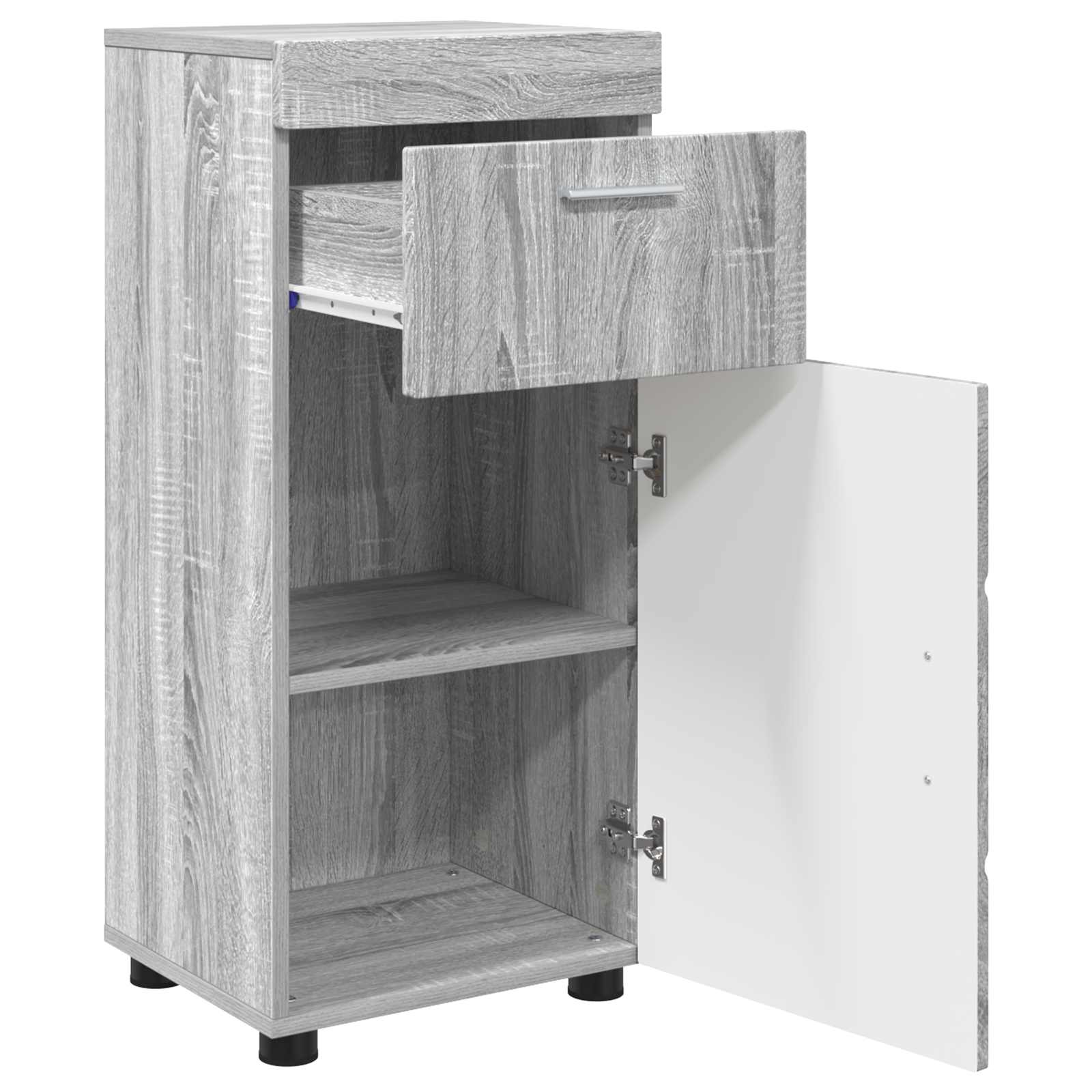 Badezimmermöbel-Set TULUM 2 pcs Weiß 60 x 34 x 63 cm