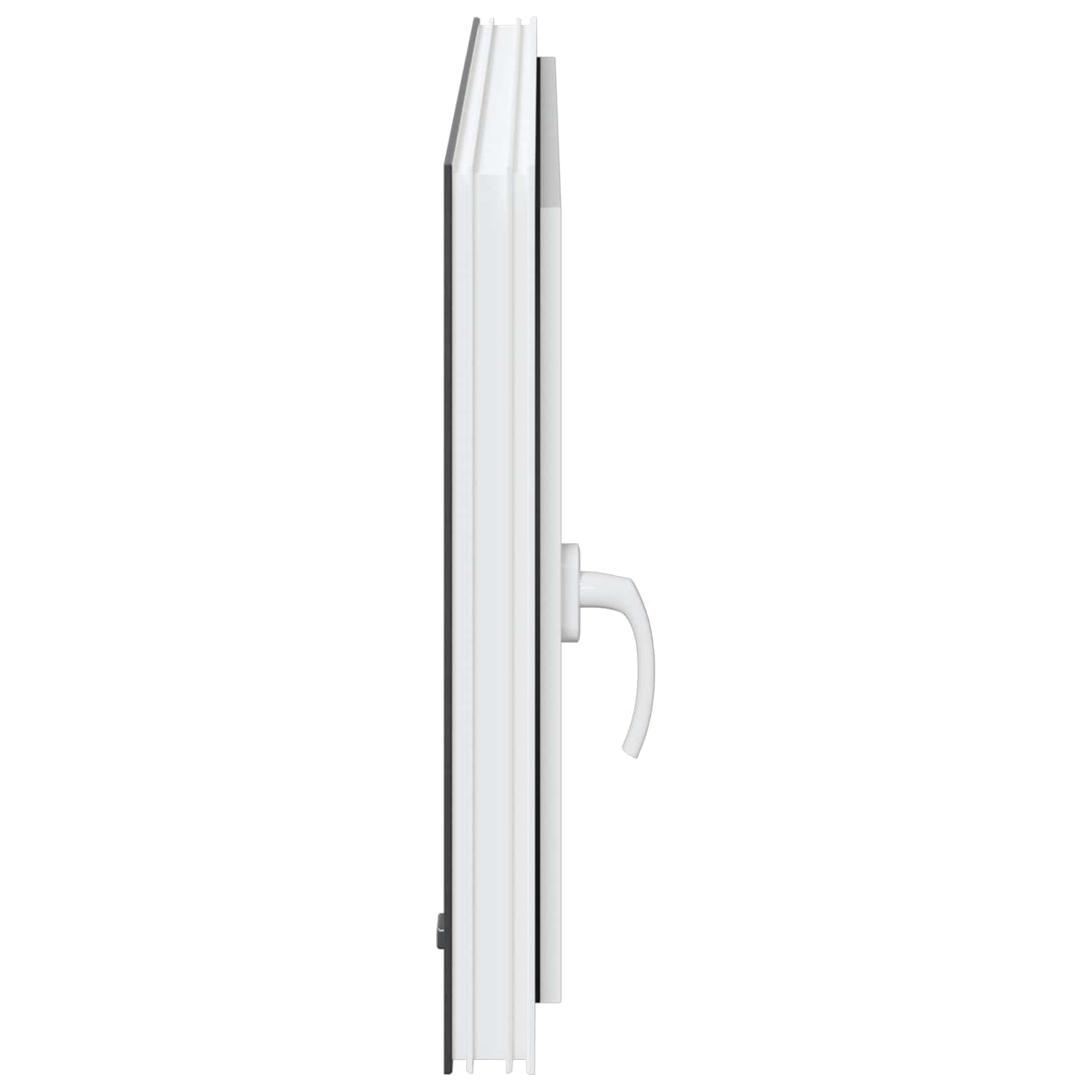 Kellerfenster RISOR 50 x 50 cm PVC und Glas Weiß