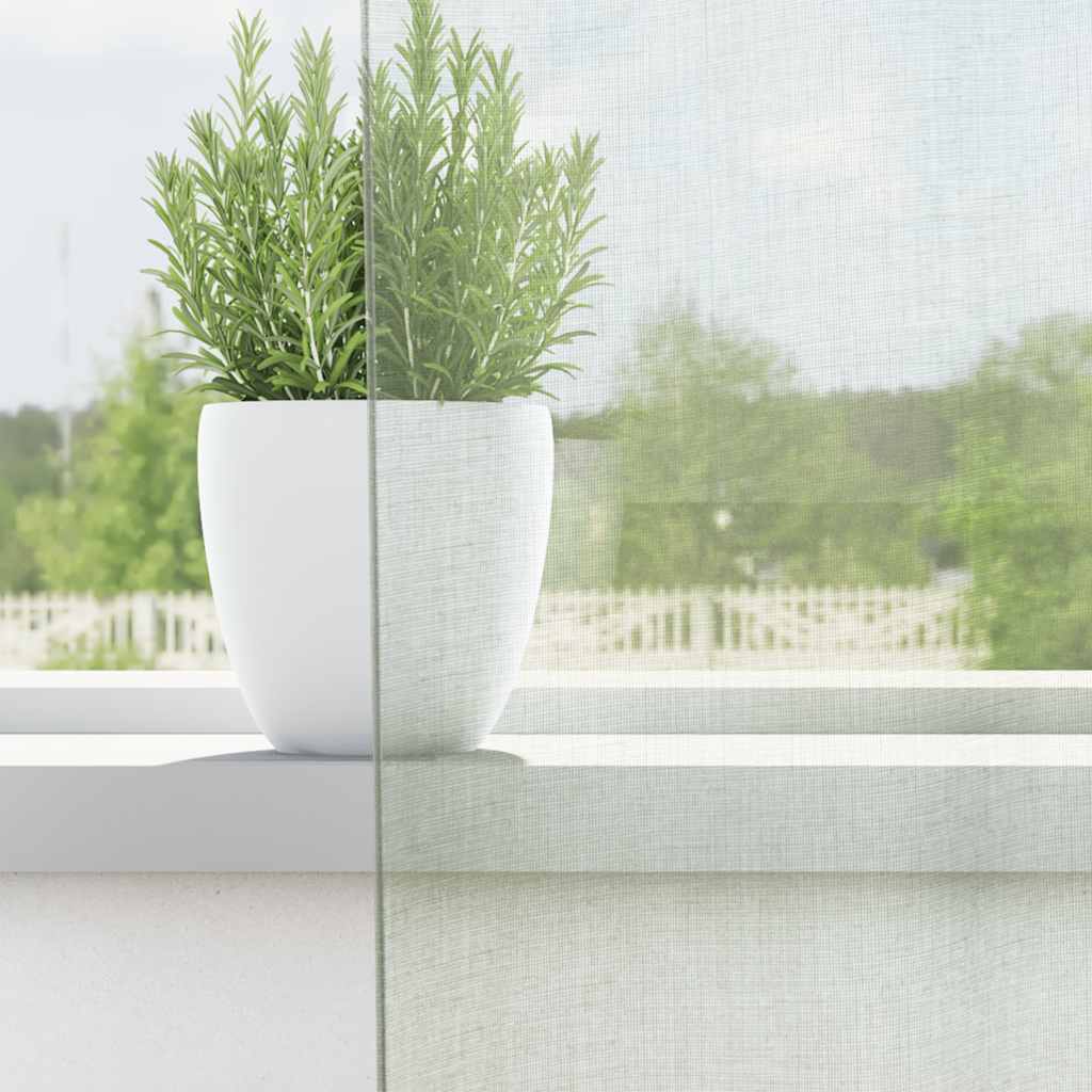 Voile Vorhänge mit Ösen 2 Stk. Apfelgrün 140x140 cm