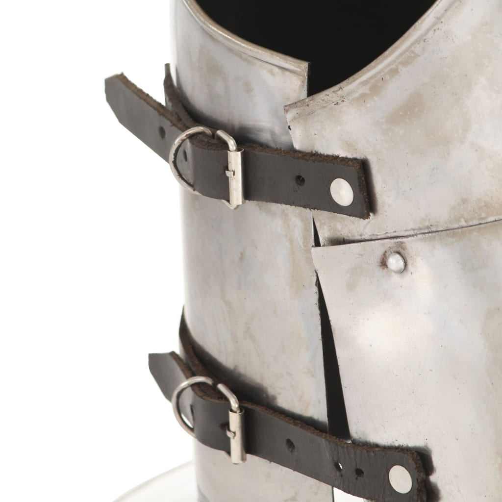 Mittelalterlicher Ritter-Brustpanzer Kürass LARP Replik Silbern Stahl
